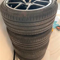 دو جفت رینگ و لاستیک مرسدس بنز CLS|قطعات یدکی و لوازم جانبی|لاهیجان, گلستان|دیوار