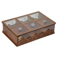 جعبه پذیرایی چوبی مدل لوکسی|ظروف سرو و پذیرایی|تهران, دولاب|دیوار