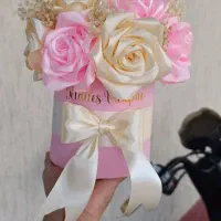 دسته گل رز روبانی|گل مصنوعی|شیراز, میانرود|دیوار