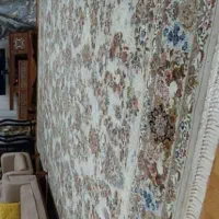 فرش ۱۲ متری گل برجسته عقیق کاشان