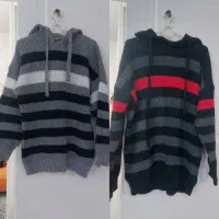 پالتو بارانی بافت هودی جاگر مانتو پافر|لباس|ری, اقدسیه|دیوار