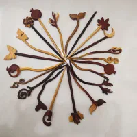 کانزاشی چوبی یا پین مو دستساز