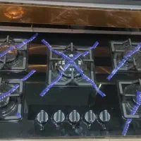 گاز توکار جنرال با فندک+هود و سینک جنرال