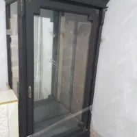 بوفه ویترین چوبی بزرگ