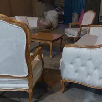 سرویس مبل و غذا خوری فرانسوی  ابزاری|مبلمان خانگی و میز عسلی|ایلام, |دیوار