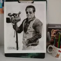 نقاشی چهره در حد حرفه ای|تابلو، نقاشی، عکس|اسفراین, |دیوار