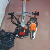 فروش یک دستگاه چمن زن و یک دستگاه موتور اره