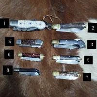 انواع چاقوهای فوق کلکسیونی دسته شاخ بکر و زیبا