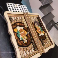 تخته لوکس بسیار زیبا درجه یک خاتم کاری بادرخشش صدف