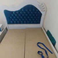 تخت دو نفره بدون تشک سالم|تخت و سرویس خواب|آستانه اشرفیه, |دیوار