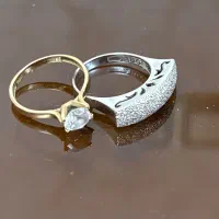 انگشترتک نگین وشنی قیمت تابلو