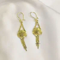 گوشواره های نقره فیوژن دقیقا کپی طلا|بدلیجات|مشهد, گلشور|دیوار