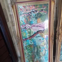 دو عدد تابلو گوبلن تمیز قدیمی