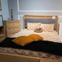 فیدارچوب/تخت خواب دونفره/سرویس خواب حصیری کد1299|تخت و سرویس خواب|مشهد, آزادشهر|دیوار