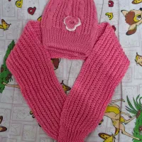 شال و کلاه ست دخترانه نوعه نو