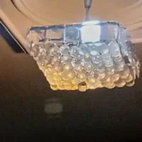 دو عدد لوستر کریستالی