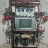 کمد یخچال فریزر با تلویزیون با ضبط سونی اصل