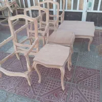 ۲۰ دست میز فرانسوی چوب راش|میز و صندلی غذاخوری|تویسرکان, |دیوار