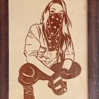 تابلو چوبی زد اب|تابلو، نقاشی، عکس|مشهد, شیرحصار|دیوار