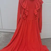 پیراهن بلند جنس الیزه فقط یک بار پوشیدم