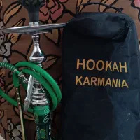 قلیان برنجی با کیف محافظه دار|زیورآلات و اکسسوری|اردکان, |دیوار