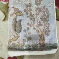 دارقالی با کل وسیله|تابلو فرش|قشم, |دیوار