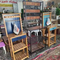 کافی بار فلزی و چوبی