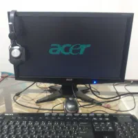 کامپیوتر ایسر با کیس و هدفن هم اشانتیوم|رایانه رومیزی|ایذه, |دیوار