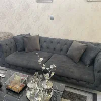 مبلمان هشت نفره در حد نو ( فروش فوری)|مبلمان خانگی و میز عسلی|کرج, شاهین‌ویلا|دیوار