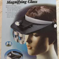 ذره بین هدبندی نور LED