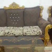 مبل نهارخوری و پرده و میز تی وی وسرویس خواب وفرش