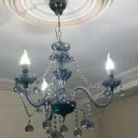 لوستر کریستالی شیک و سالم|لوستر و چراغ آویز|شهریار, شهرک مصطفی خمینی|دیوار