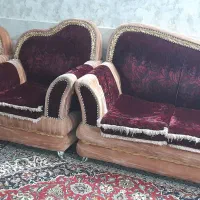 فروش تخت دونفره و مبل راحتی ۹نفره|تخت و سرویس خواب|شیروان (خراسان), |دیوار