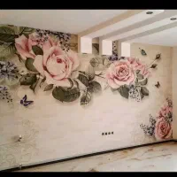 کاغذ دیواری همراه بانصب کاملن شرکتی