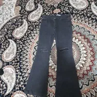 شلوار لی ذغالی