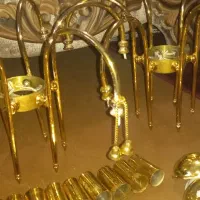 مقداری برنج ابکاری طلا قدیمی