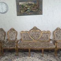 مبلمان سلطنتی ۹ نفره|مبلمان خانگی و میز عسلی|محمدیه-قزوین, |دیوار