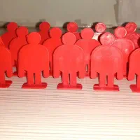 ساچمه یا تیر تفنگ اسباب بازی(بدون لبه)و آدمک سیبل|اسباب‌‌بازی|بهارستان, |دیوار