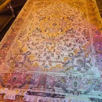 فرش دستباف گل ابریشم|فرش|تهران, زعفرانیه|دیوار