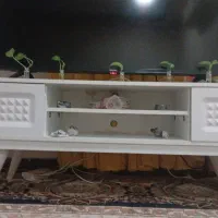 چند عدد وسایل منزل ساعت عبا عربی پشتی فرش ۶ متری