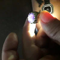 انگشتر رکاب کهنه کار دست اعیار پایین سنگ امیتیس|کلکسیون اشیاء عتیقه|رشت, بازار|دیوار