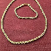 گردنبند و دستبند  بدون اجرت ایتالیایی اصل|جواهرات|قم, باجک دو|دیوار