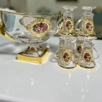 ۶عدد لیوان، آجیل خوری مدل قایقی