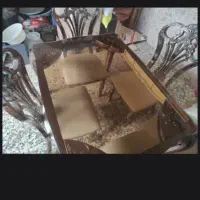 میزنهارخوری ۴نفر جنس پلیمری|میز و صندلی غذاخوری|لنگرود, |دیوار