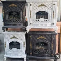 بخاری گازی شومینه جدی۳۸۰۰۰/حصیری پایه دار