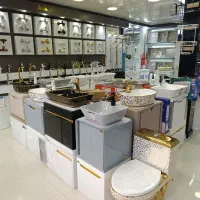 بورس انواع چینی آلات و روشویی های کابینتی pvc ضدآب