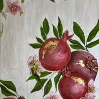 تابلو زیبای انار(نماد ثروت،عشق و چشم زخم )