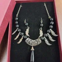 اکسسوری گوشواره وگردنبند نقره و سنگ  انیکس، هدیه|جواهرات|تهران, سهروردی|دیوار