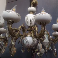 ۲ عدد لوستر 1984 Sh آدم و حوا ۱۰ و ۸ شاخه