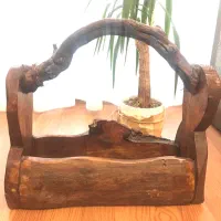 استند روزنامه چوبی